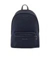 Armani Exchange Technical Fabric Backpack In Blue
