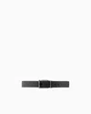 Armani Exchange Technical Fabric Belt In Brown