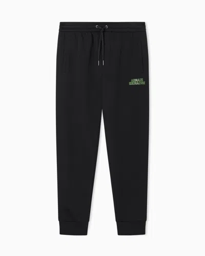 Armani Exchange Technical Fabric Jogger Pants In Black