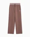 Armani Exchange Technical Fabric Jogger Pants In Brown