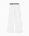 Armani Exchange Technical Fabric Jogger Pants In White