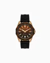 Armani Exchange Three-hand Movement Watch With Date Display