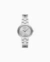 Armani Exchange Three-hand Stainless Steel Watch In Multicoloured