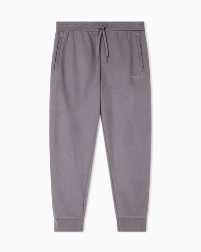 Armani Exchange Tone Logo Jogger Pants In Gray