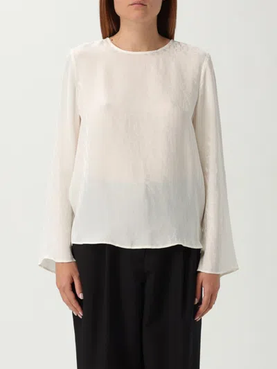 Armani Exchange Top  Woman Color Yellow Cream In Neutral