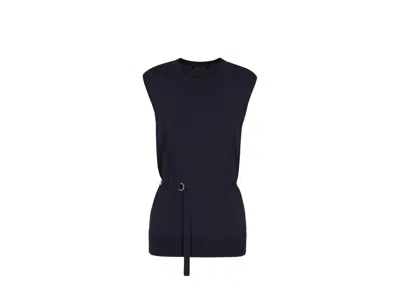 Armani Exchange Top Blue In Blu Blu E Verdi
