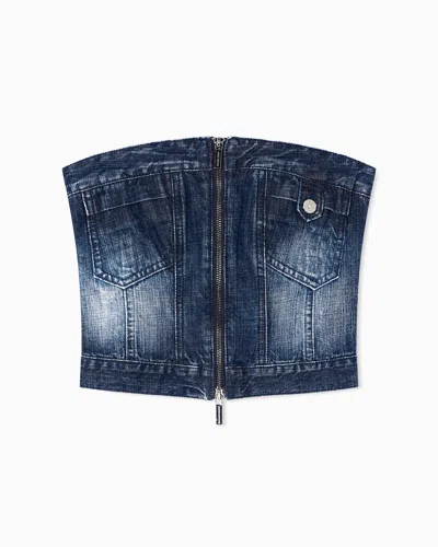 Armani Exchange Tops In Blue