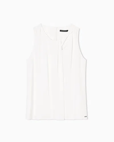 Armani Exchange Tops In White