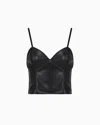 Armani Exchange Tops In Black