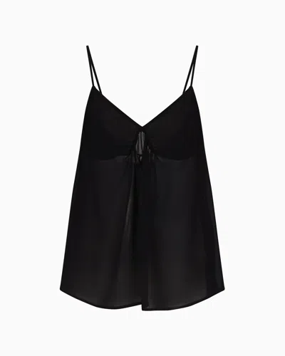 Armani Exchange Tops In Black