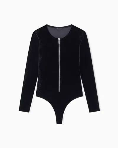 Armani Exchange Tops In Black