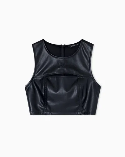 Armani Exchange Tops In Black