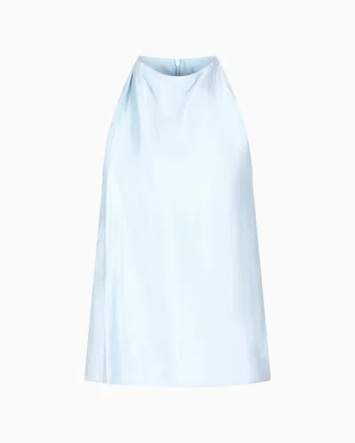 Armani Exchange Tops In Light Blue