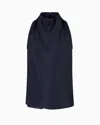 Armani Exchange Tops In Navy Blue