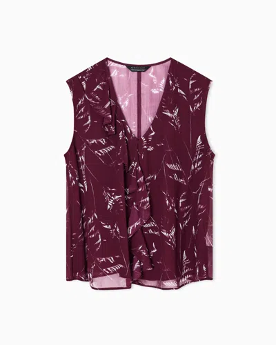 Armani Exchange Tops In Brown