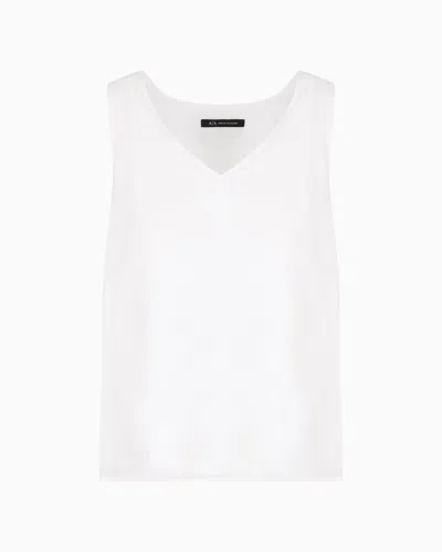Armani Exchange Tops In White