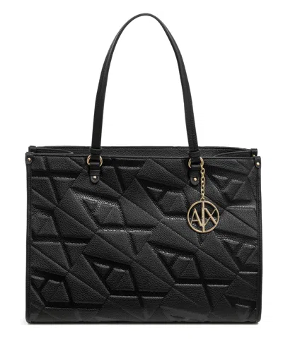 Armani Exchange Tote Bag In Black