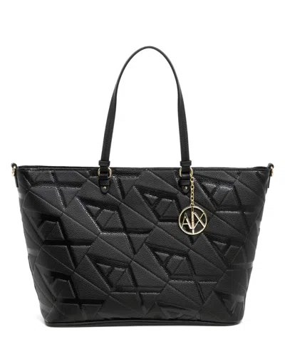 Armani Exchange Tote Bag In Black