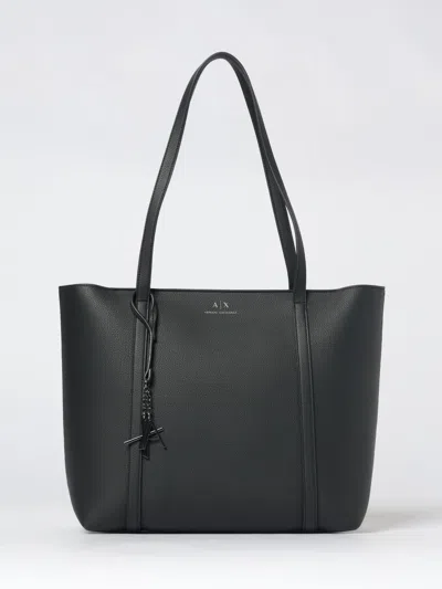 Armani Exchange Shoulder Bag Woman In Black
