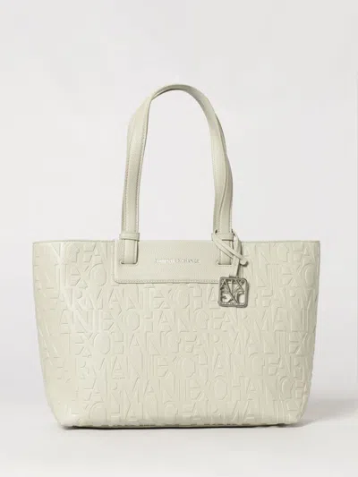 Armani Exchange Tote Bag Woman Color Sand