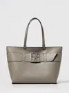 Armani Exchange Tote Bags  Woman Color Dove Grey In Gray