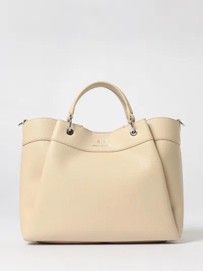 Armani Exchange Tote Bags  Woman Color Yellow Cream