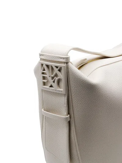 Armani Exchange Tote In Cream