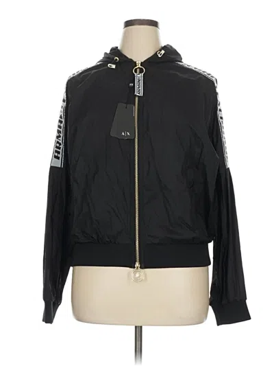 Armani Exchange Track Jacket In Black