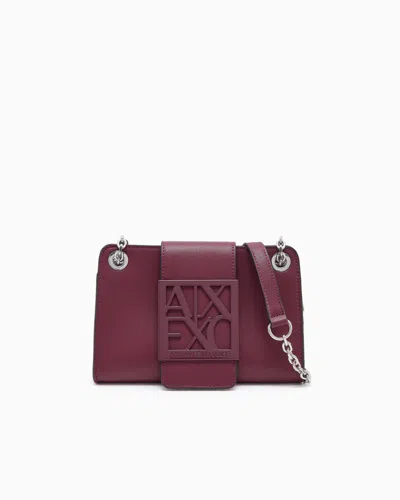 Armani Exchange Trapeze Shoulder Bag With Logo