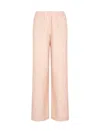 Armani Exchange Oversized Cotton And Linen Trousers