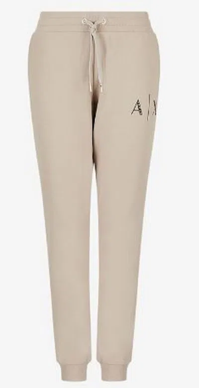 Armani Exchange Trousers Beige In Beige Chiari E Naturali