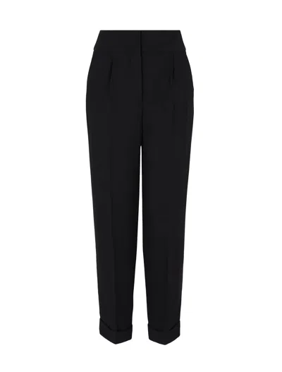 ARMANI EXCHANGE ARMANI EXCHANGE TROUSERS BLACK