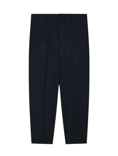 Armani Exchange Trousers Black In Blue