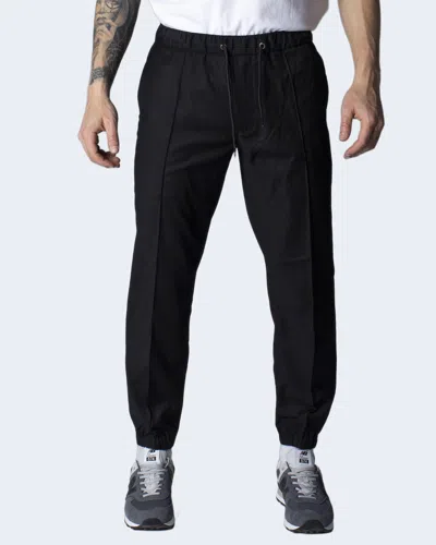 Armani Exchange Trousers Black In Nero Neri E Grigi