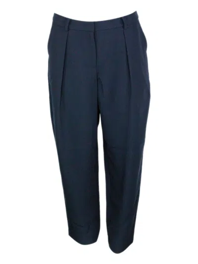 Armani Exchange Trousers In Blue