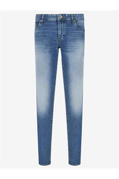 Armani Exchange Trousers Blue In Blu Blu E Verdi