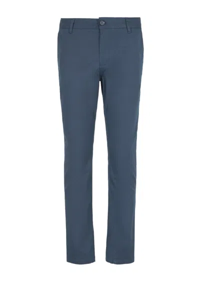Armani Exchange Trousers Blue In Blu Blu E Verdi