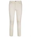Armani Exchange White Aura Trousers In White