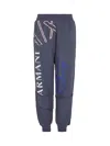 Armani Exchange Trousers Grey In Grigio Neri E Grigi