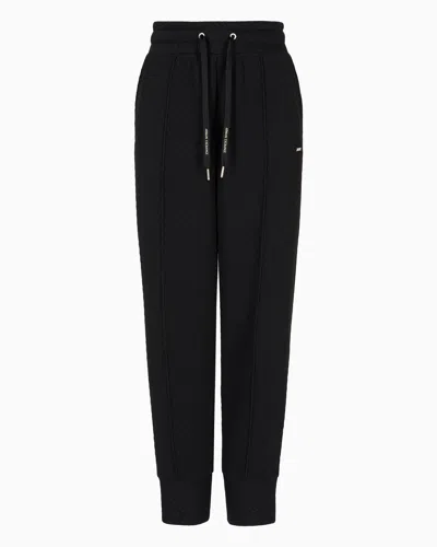 Armani Exchange Trousers In Flowing Fabric In Black