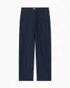Armani Exchange Trousers In Technical Fabric In Blue