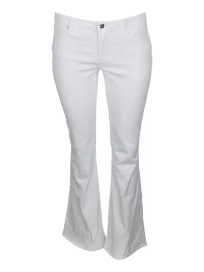 Armani Exchange Trousers In White
