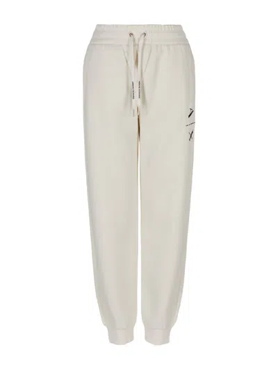Armani Exchange Trousers White In Bianco Neutri