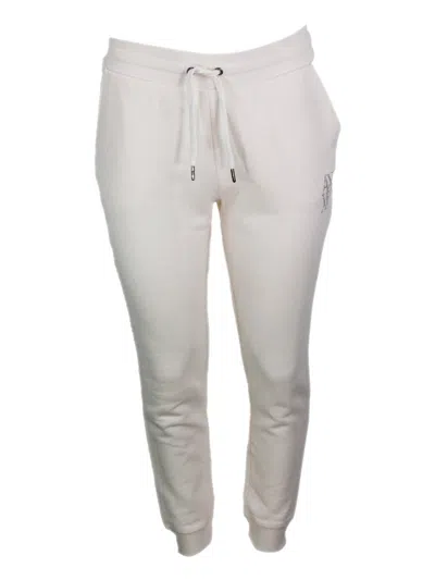 Armani Exchange Trousers In White