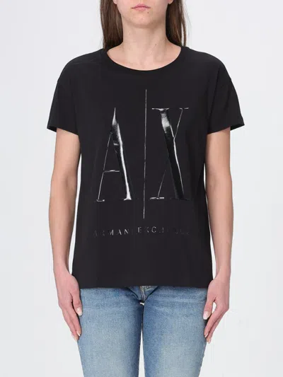 Armani Exchange T-shirt Woman  In Black