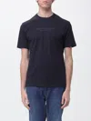 Armani Exchange Logo-print T-shirt In Silver