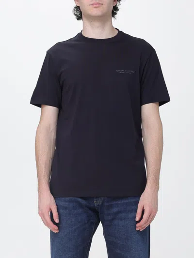Armani Exchange T-shirt Men Color Navy In Blue