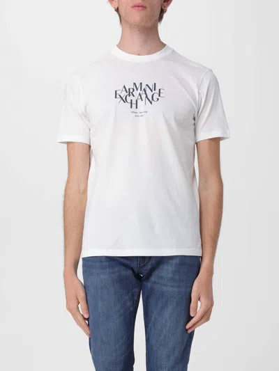 Armani Exchange T-shirt Men  In White