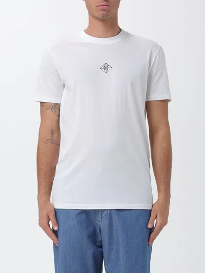 Armani Exchange Crew-neck T-shirt In White