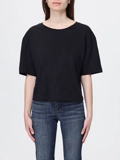 Armani Exchange T-shirt Woman  In Black